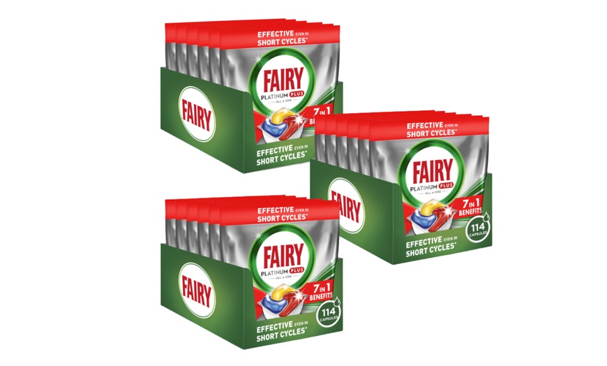 Image 2: 252x oder 378x Fairy Platinum Spülmaschinentabs (bis zu 0,31€/Stk.)