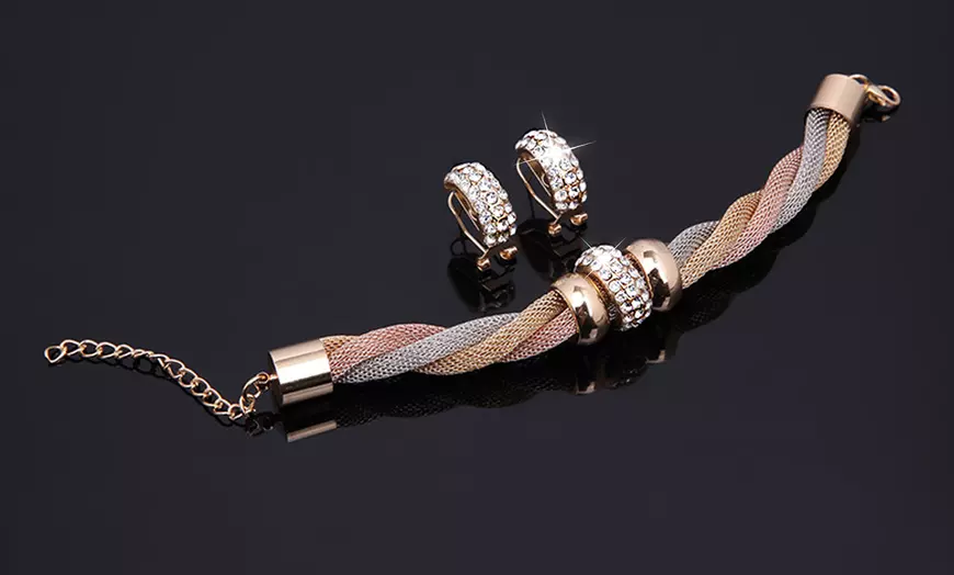 Image 3: Sieradenset van gemaakt met Swarovski®-kristallen