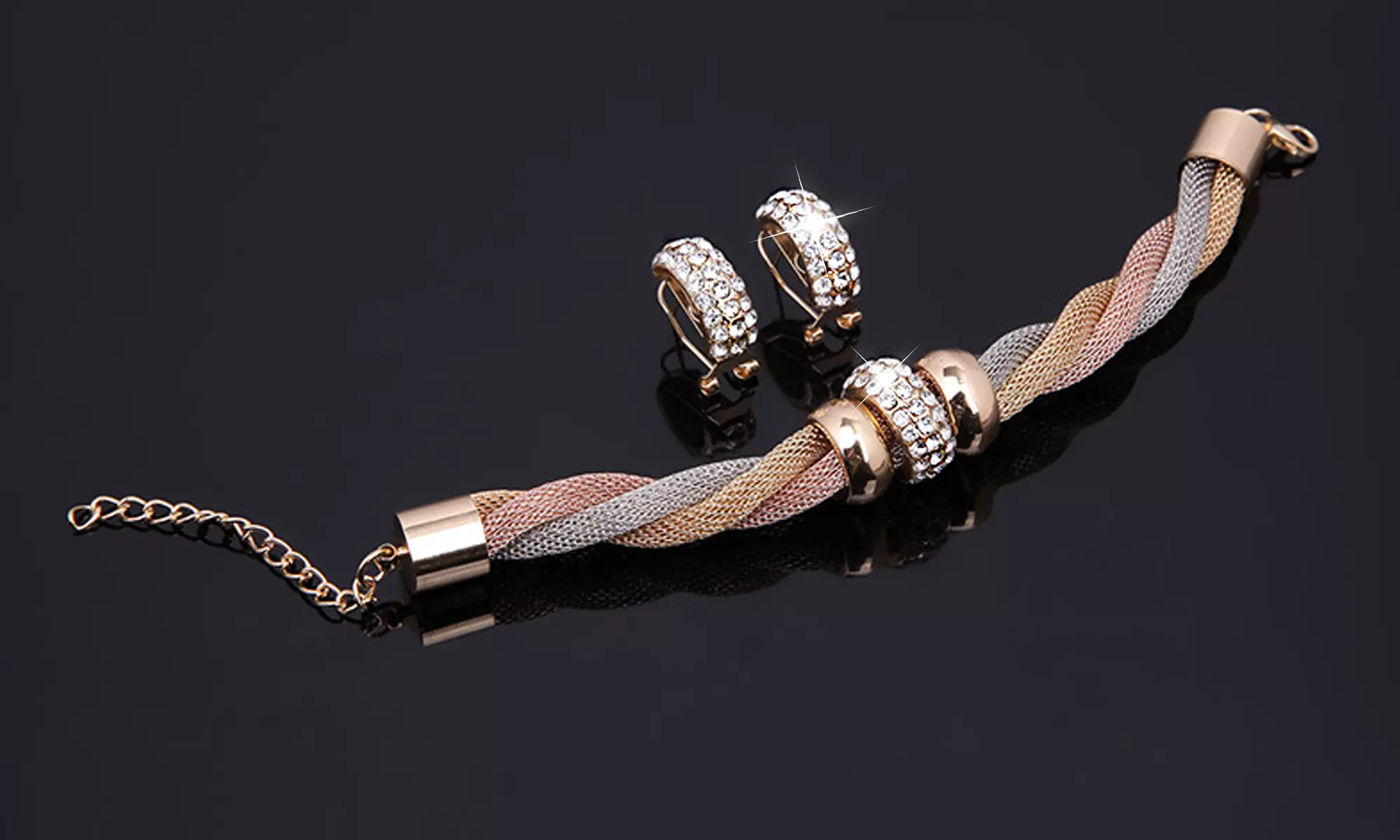 Set de 5 bijoux avec cristaux Swarovski® - Second Medium