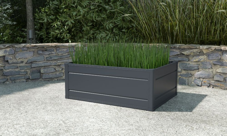 Image 2: Garden Gear High Density Plastic Raised Garden Bed