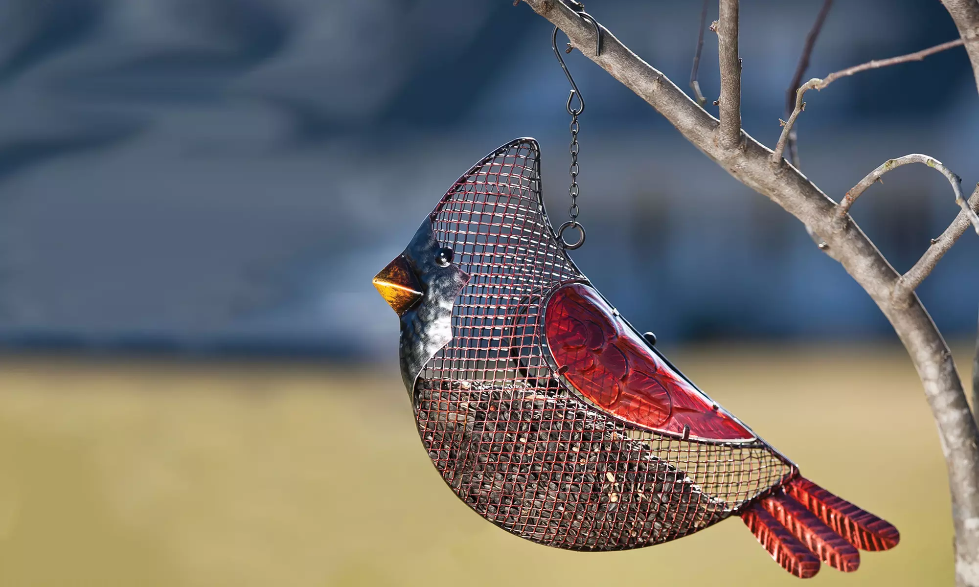 Friendly Animal Mesh Bird Feeder - Primary Image