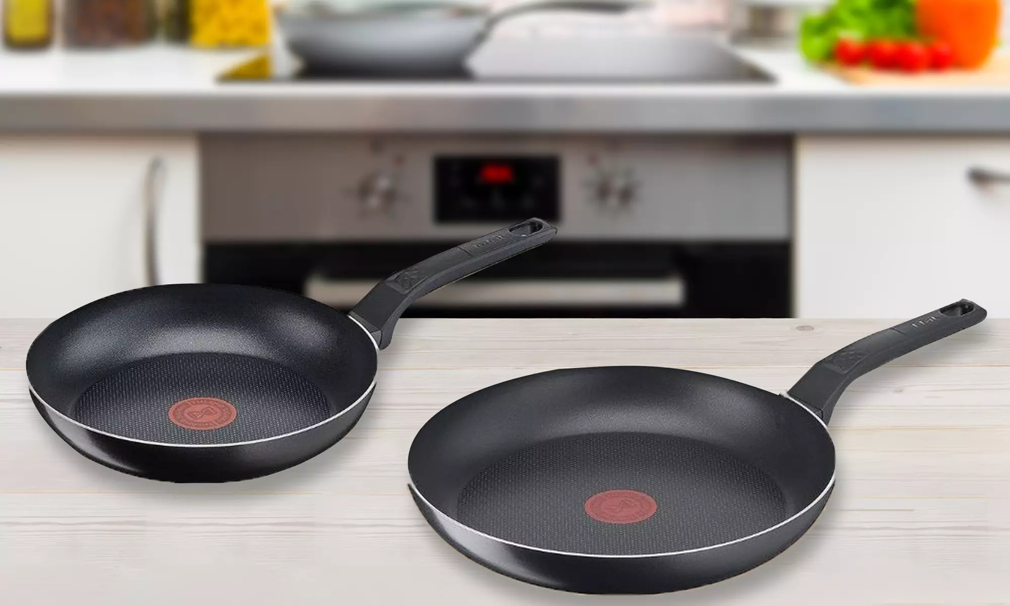 Tefal Set of Two Non-Stick Pans - Primary Image