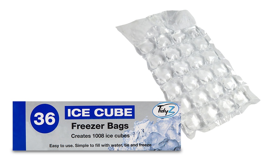 Image 1: TidyZ Ice Cube Freezer Bags