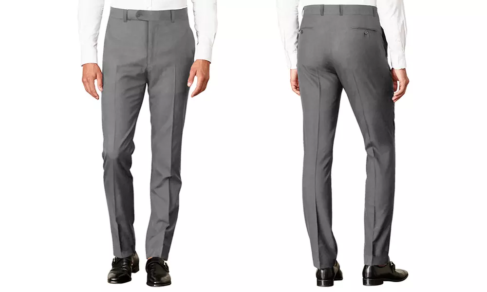 Verno Men’s Classic-Fit Unhemmed Pants - Second Medium