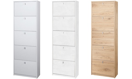 Scarpiera a 5 ante disponibile in vari colori