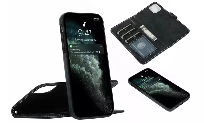 Image 13: Etui pour iPhone en suède PU