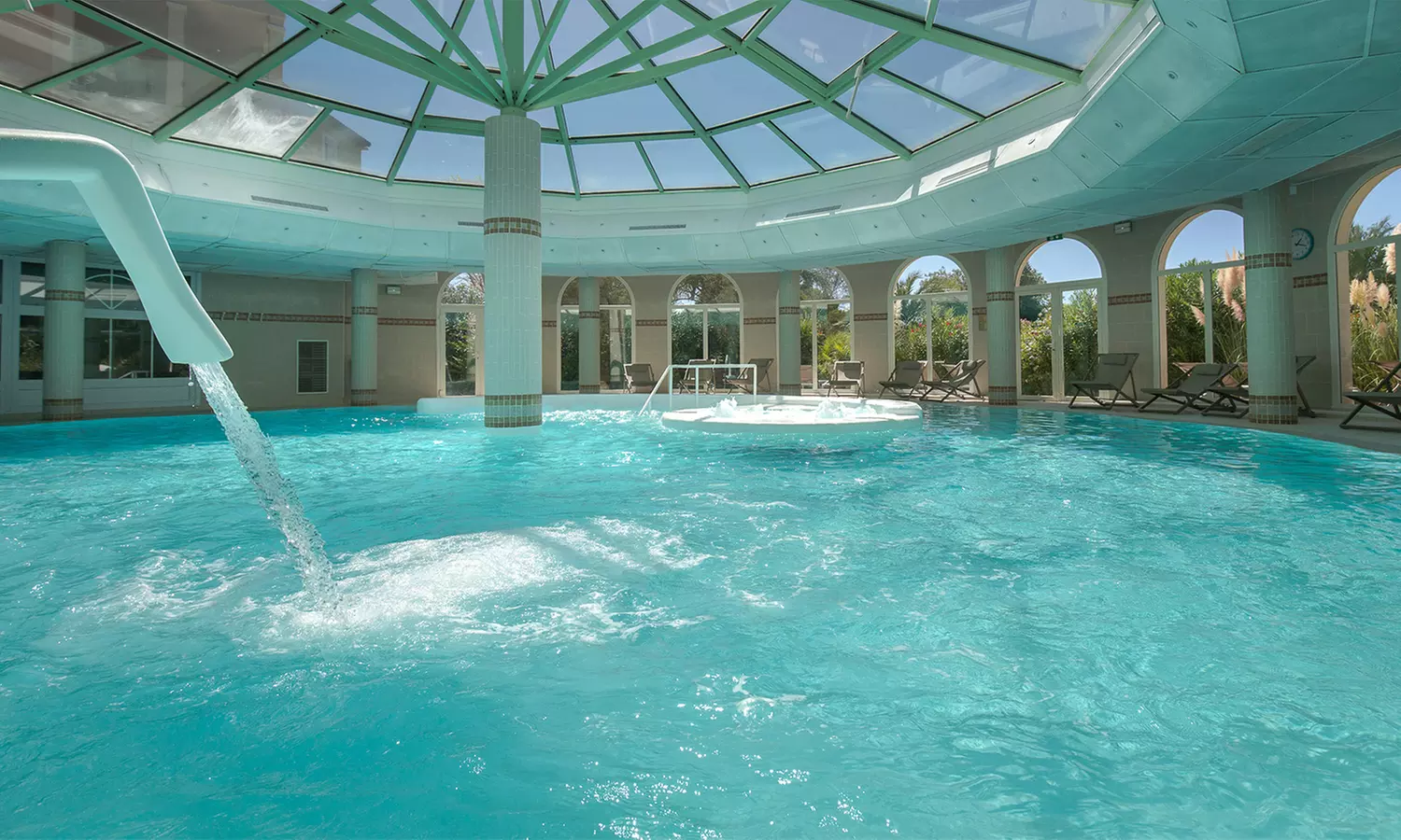 Accès à l’espace détente Thalasso les Issambres