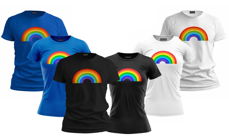 Image 1: T-shirt arc-en-ciel unisexe
