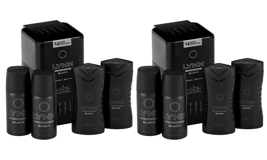 Image 2: Lynx Black Mini Tin Gift Set