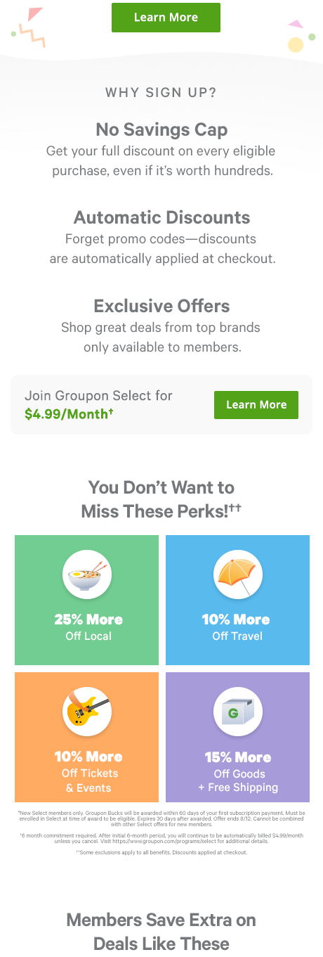 Join Groupon Select