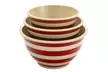 Paula Deen Signature Pantryware 3-Piece Mixing Bowl Set (Red) - Second Medium