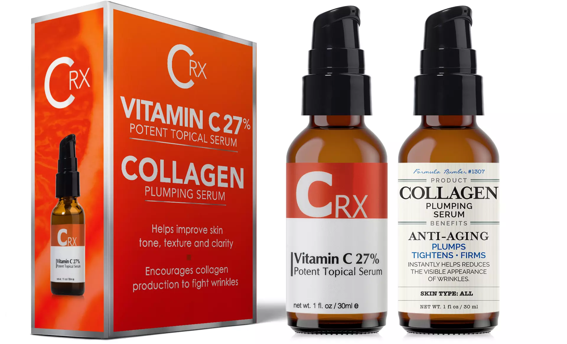 One or Two 1 FL. Oz. Bottles of Vitamin C 27% Potent Topical Serum - Second Medium