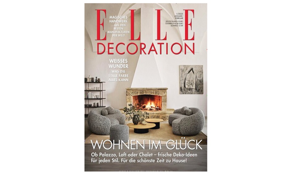 Jahresabo der Zeitschrift „ELLE Decoration“ (6 Ausgaben)
