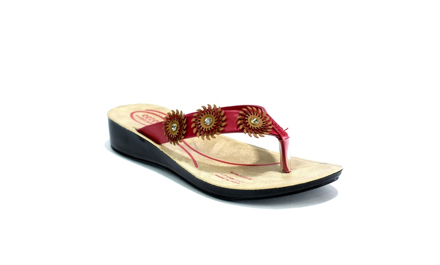 Image 11: Women's Toe Post Sandals