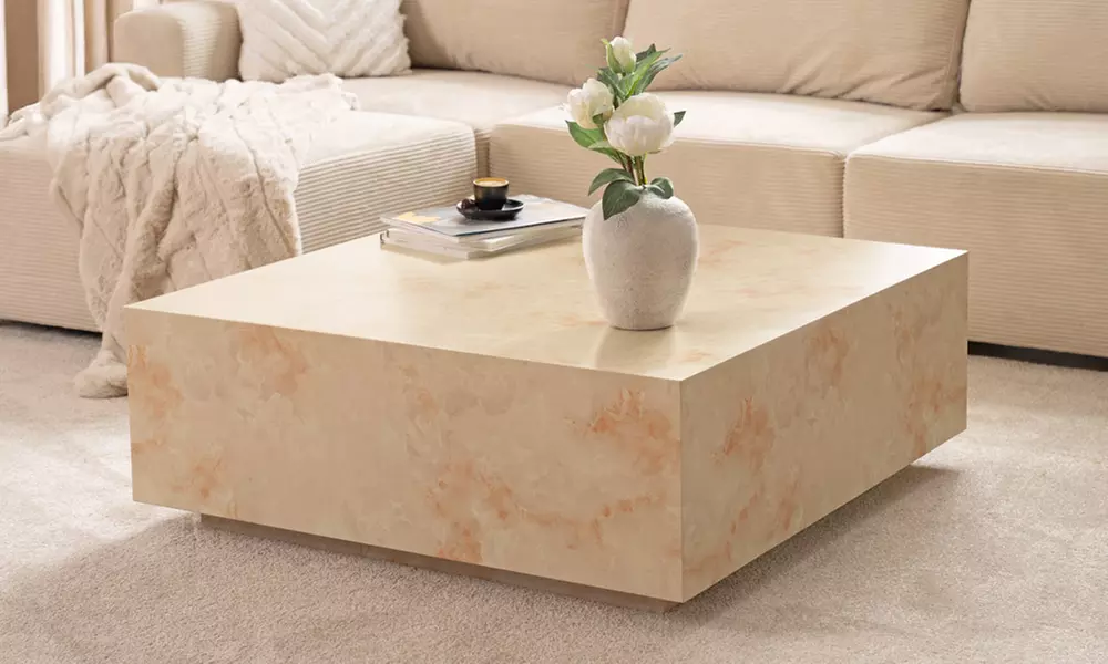 Home Deluxe Couchtisch AMIRI in Marmor-Optik