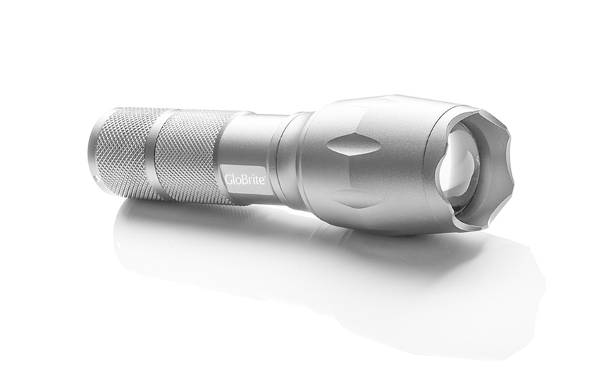 Image 7: Zoomable Tactical Heavy-Duty Torch