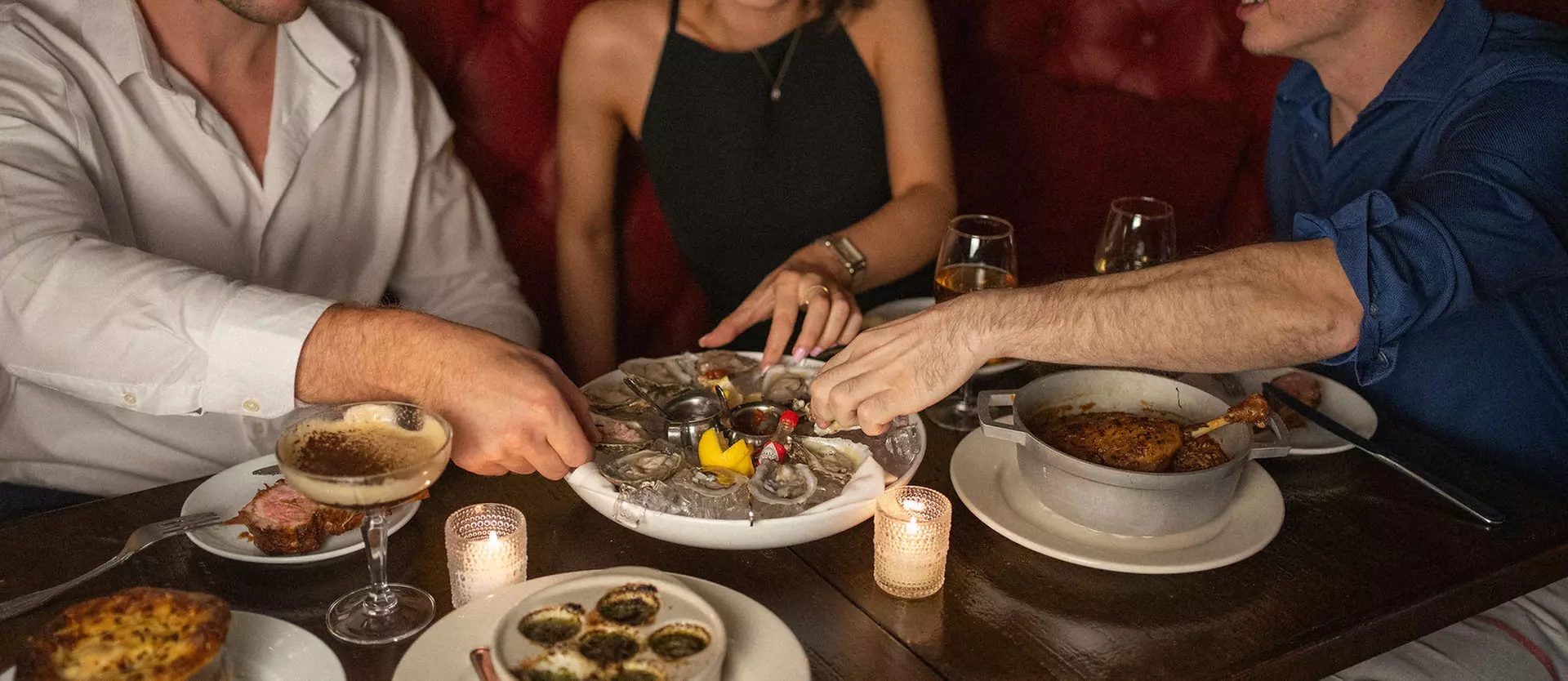 Appetizers, Entrées, and Cocktails at Le Jardin Bistro NYC
