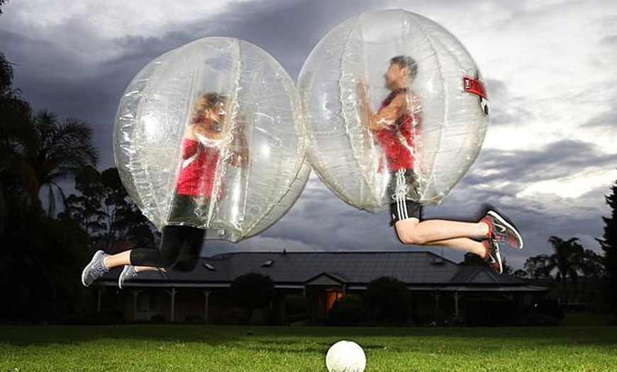 Image 6: Group Bubble Soccer, 3 Cities