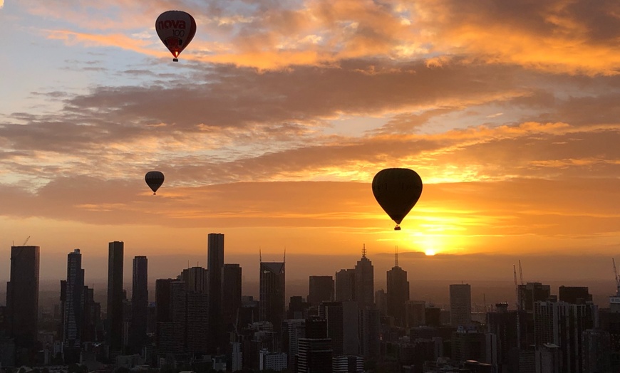 Image 1: Weekday Sunrise Balloon Flight Over Melbourne with Optional Breakfast