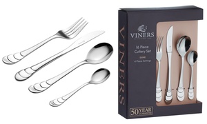 One or Two Viners Dune 16-Piece Cutlery Sets