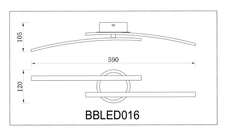 Image 33: Lampadari e plafoniere LED