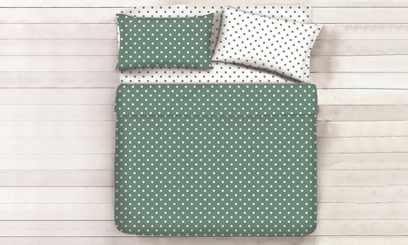 Completo lenzuola linea Pois, disponibile in 3 dimensioni e 3 colori