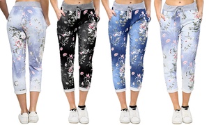 Women's Floral Print Sweatpants