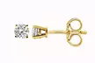 1/3 CTTW Diamond Stud Earrings in 14K Gold by Brilliant Essence Value Collection - Image 5
