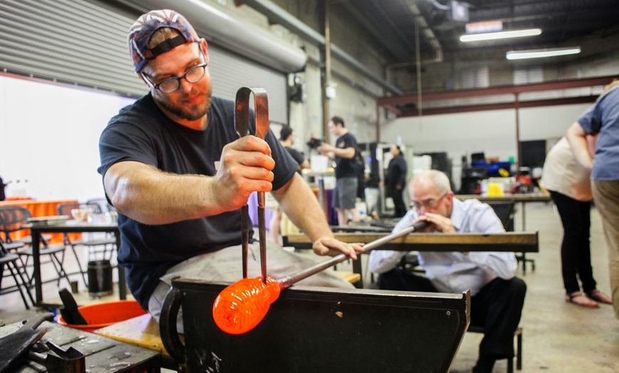 Image 5: Glassblowing Experience for One or Two People - Create Your Own Pipe