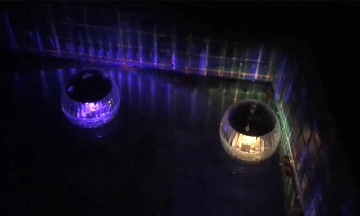 Solar Powered Pool LED Lights | Groupon