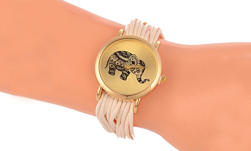 Image 9: Animal Print Watch