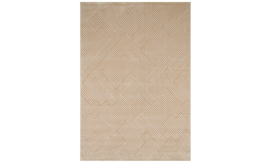 Image 13: Tapis de salon beige moderne 