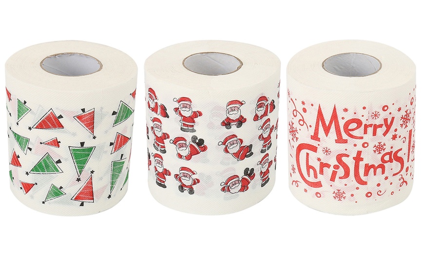 Image 13: Christmas Print Toilet Paper