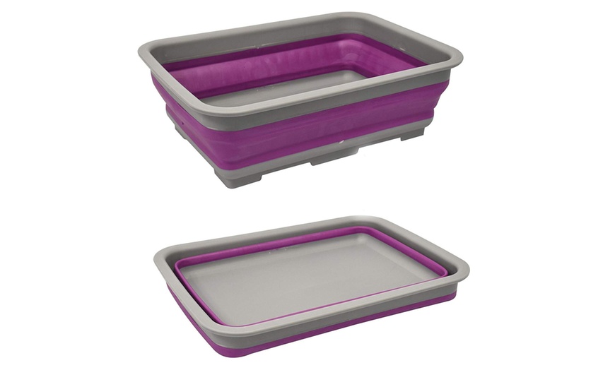 Image 2: 10L Collapsible Washing Up Bowl