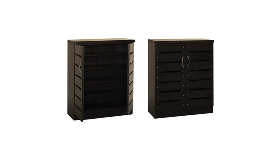 Image 12: Two-Door Shoe Cabinet