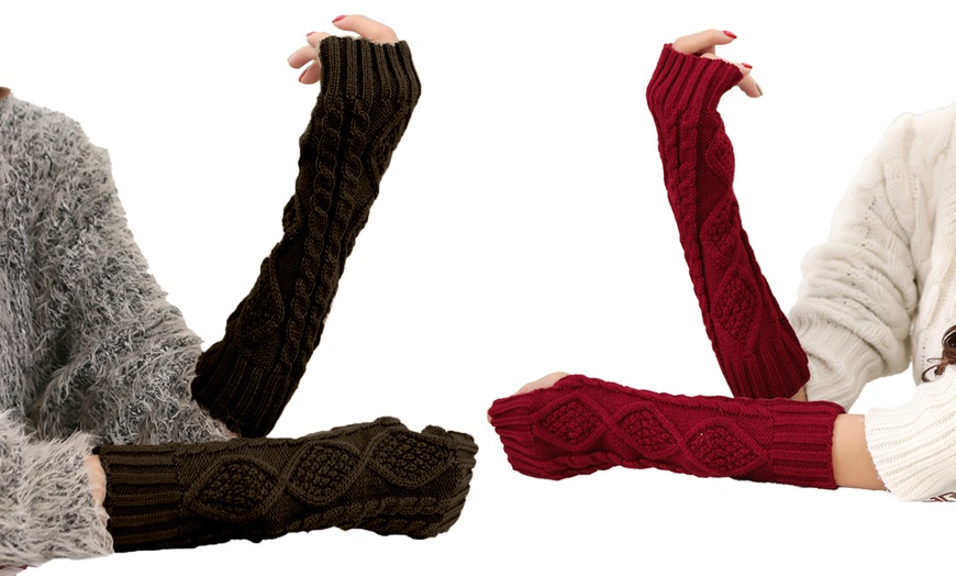 Image 13: Up to Four Pairs of Soft and Stretchy Arm Warmers