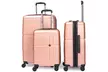 Set 3 valises extensibles en ABS, 8 roues, 360 °C de la marque Lys, coloris au choix, livraison offerte - Second Medium