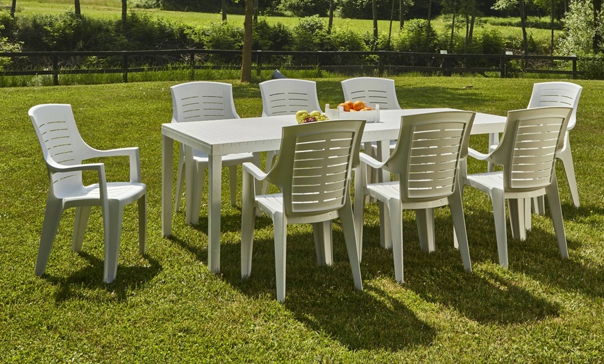 Image 5: Table de jardin rectangle "Messina" extensible