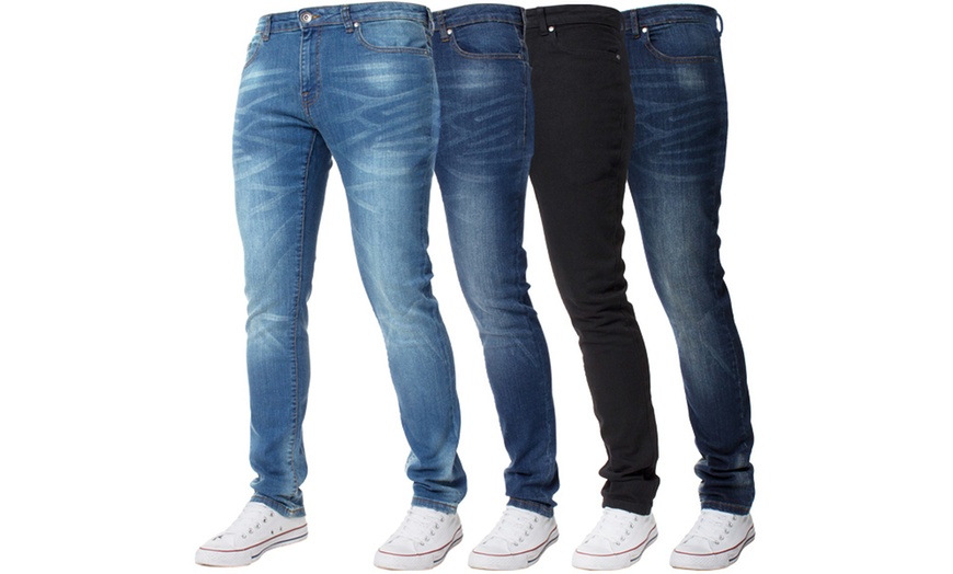 Image 1: Kruze Jeans Stretch Flex Jeans