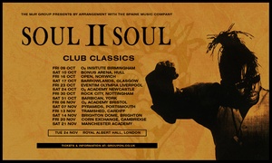 Soul II Soul - 'Club Classics Vol. 1' UK Tour