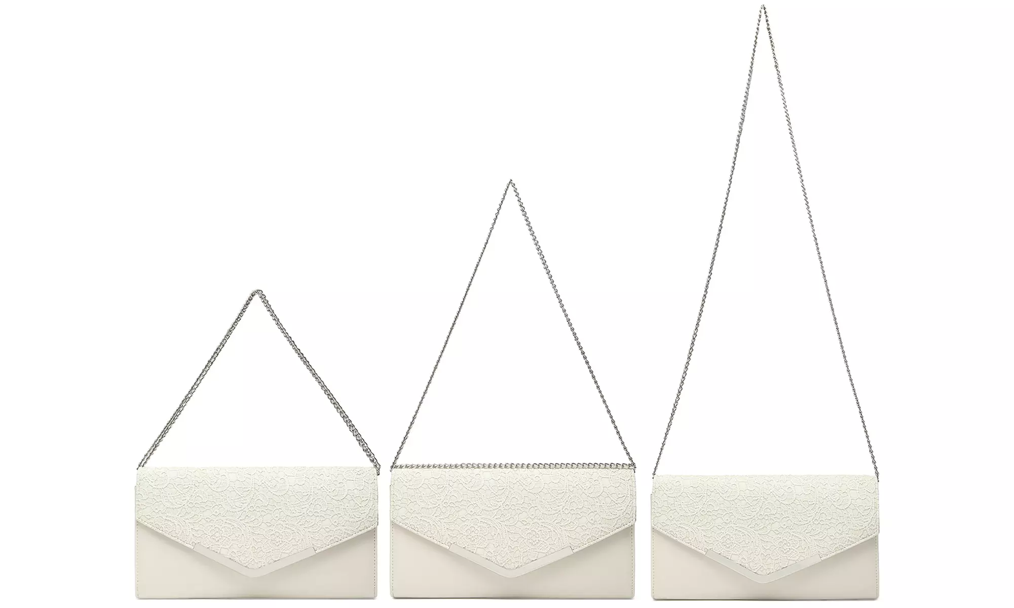 Lace-Detail Evening Clutch