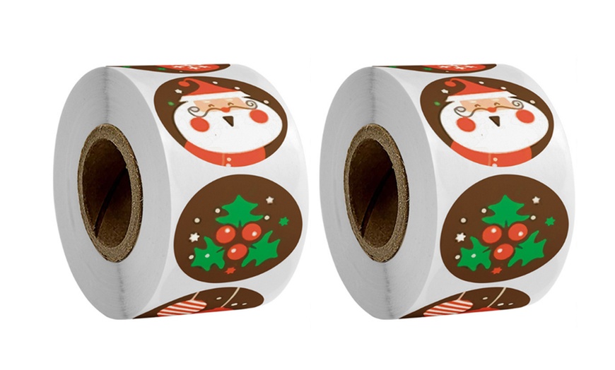 Image 3: Merry Christmas Sticker Roll