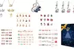 Calendrier de l'Avent composé de bijoux ornés de cristaux Premium Aurelis - Image 2