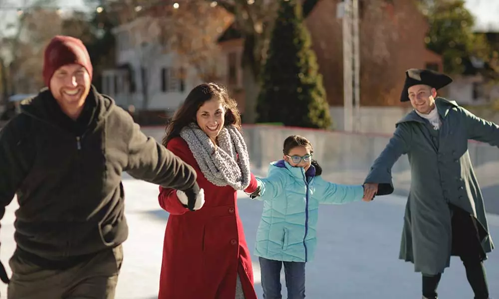 Ice Skating Admission for Two at Colonial Williamsburg's Liberty's Ice Pavilion (Up to 42% Off) - Primary Image
