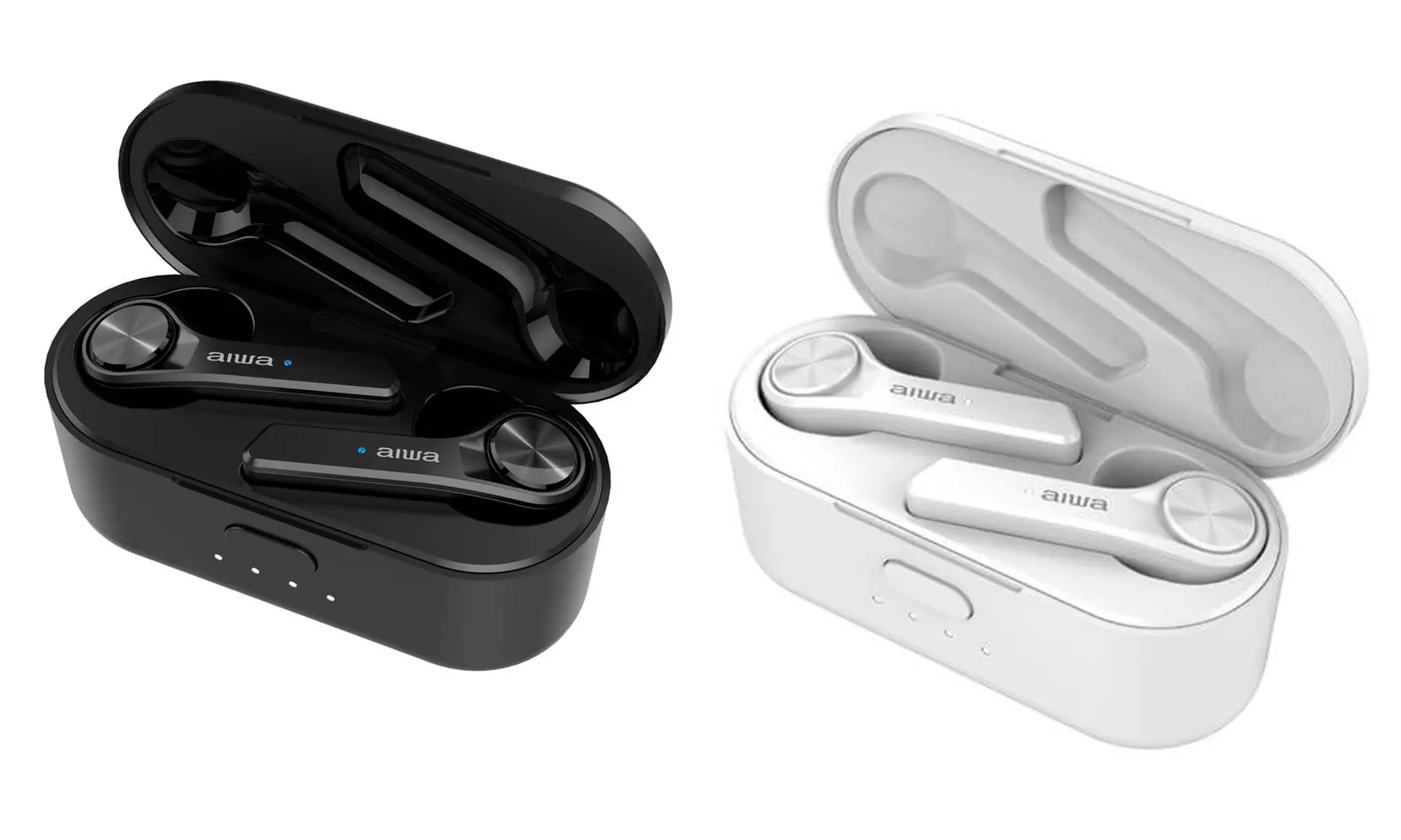 Aiwa In-Ear Bluetooth-Ohrhörer ESP-350BK mit TSW und Ladecase in Schwarz oder Weiß, inkl. Versand - Primary Image