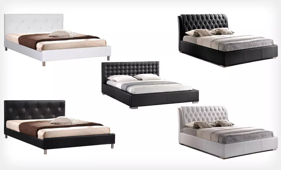 Baxton Studio Bed Frame and Headboard Sets (Up to 51% Off). Multiple Styles Available. Free Shipping and Free Returns. - Primary Image