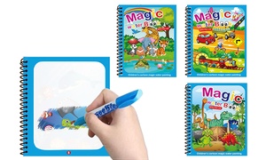 Kids' Reusable Magic Water Colouring Book