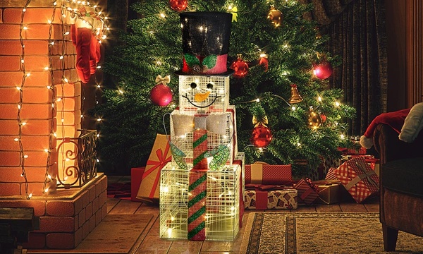 Led-Schneemann-Weihnachtsboxen | Groupon