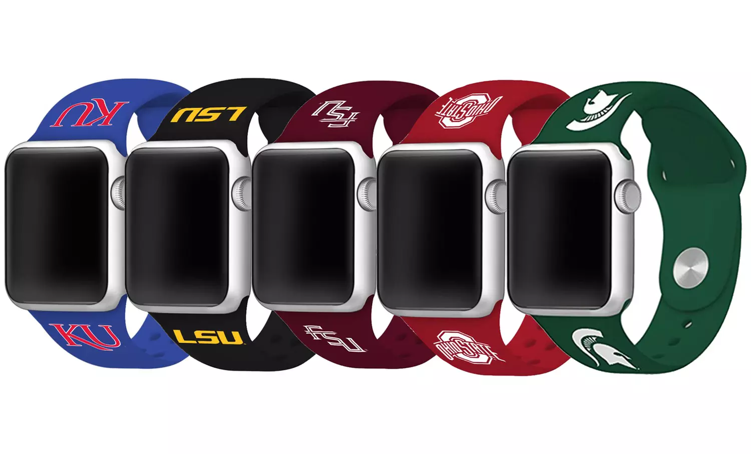 Game Time NCAA 38/40mm Apple Watch Silicone Band - Primary Image