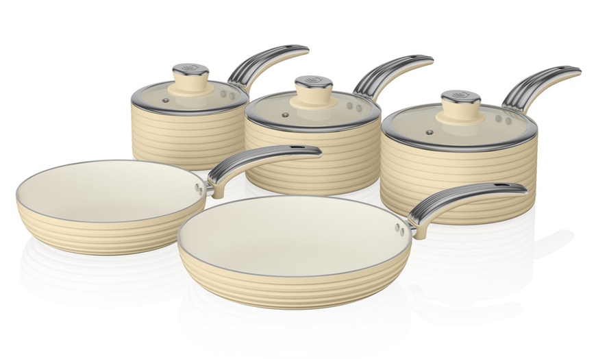 Image 41: Swan Retro Pans Set